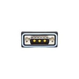 1 pcs : CDFR3W3113L461 - D-Sub Mixed Contact Connectors 3W3 R/A solder M FL 4-40 thrd brkt 40Amp