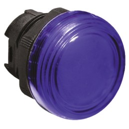 1 pcs - Lovato Blue Pilot Light Head, 22mm Cutout Platinum Series