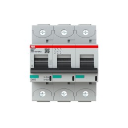 1 pcs - ABB High Performance S800S MCB, 3P, 80A Curve B, 400V AC, 250V DC, 50 kA Breaking Capacity