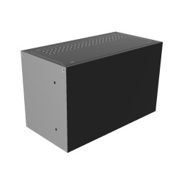 1 pcs - Hammond Black Aluminium Instrument Case, 133 x 211 x 108mm