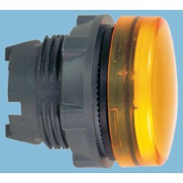 1 pcs - Schneider Electric Orange Pilot Light Head, 22mm Cutout Harmony XB5 Series