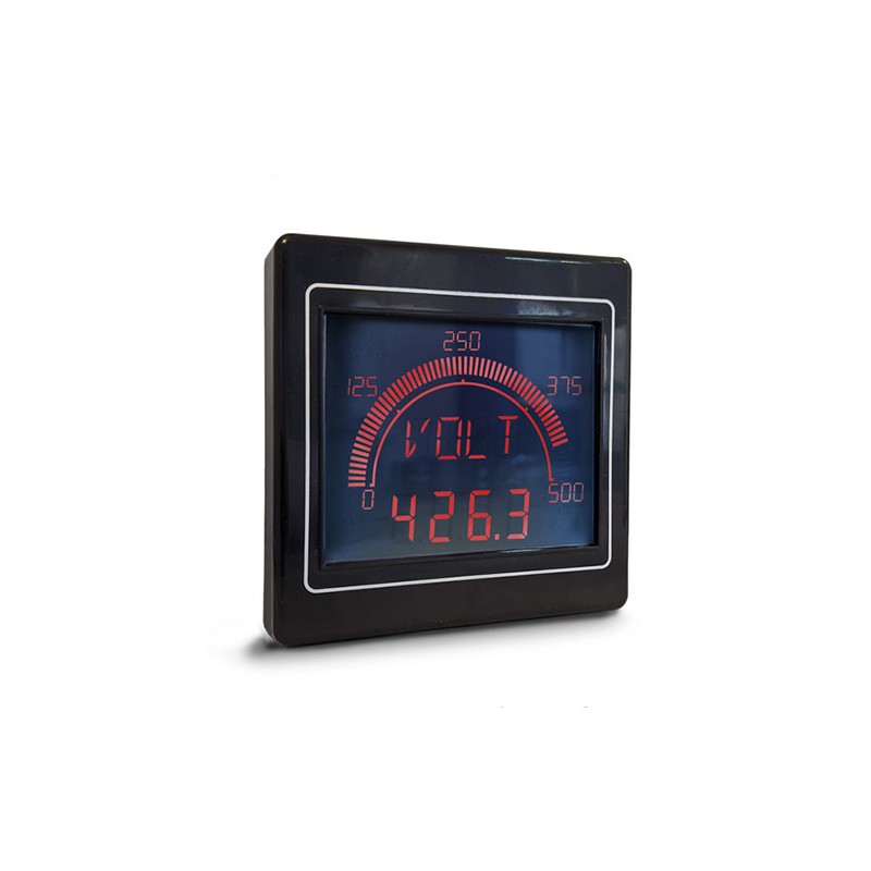 1 pcs - Trumeter LCD Digital Panel Multi-Function Meter, 68mm x 68mm