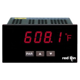 1 pcs - Red Lion PAX LED Digital Panel Multi-Function Meter for Temperature, Voltage, 45mm x 92mm