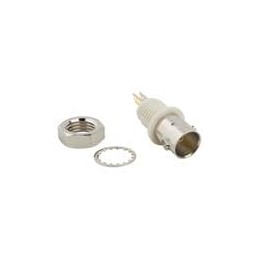 1 pcs : 031-10-75RFXG2 - RF Connectors / Coaxial Connectors BNC BLKHD RECPT ISOLATED JACK