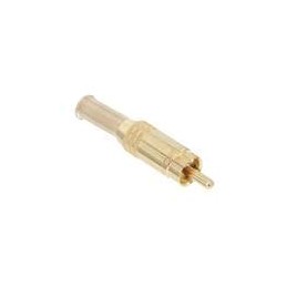 1 pcs : 334-0000 - RCA Phono Connectors GLD GLD SOLID PIN