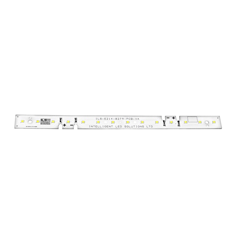 1 pcs - Intelligent LED Solutions 23.1V dc White LED Strip, 279mm Length