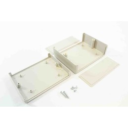 1 pcs - RS PRO Beige ABS Instrument Case, 50 x 100 x 130mm