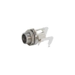 1 pcs : 712RAHLP - DC Power Connectors Low Profile RAPC Mount DC Power Jack, 2.5mm Center Pin, Short Bushing, High Temp