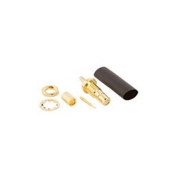 1 pcs : 142231 - RF Connectors / Coaxial Connectors SMB BULKHEAD JACK 178/196 GOLD 3PC