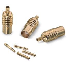 2 pcs - Wurth Elektronik WR-MCX Series, jack Cable Mount MCX Connector, 50Ω, Crimp Termination, Straight Body