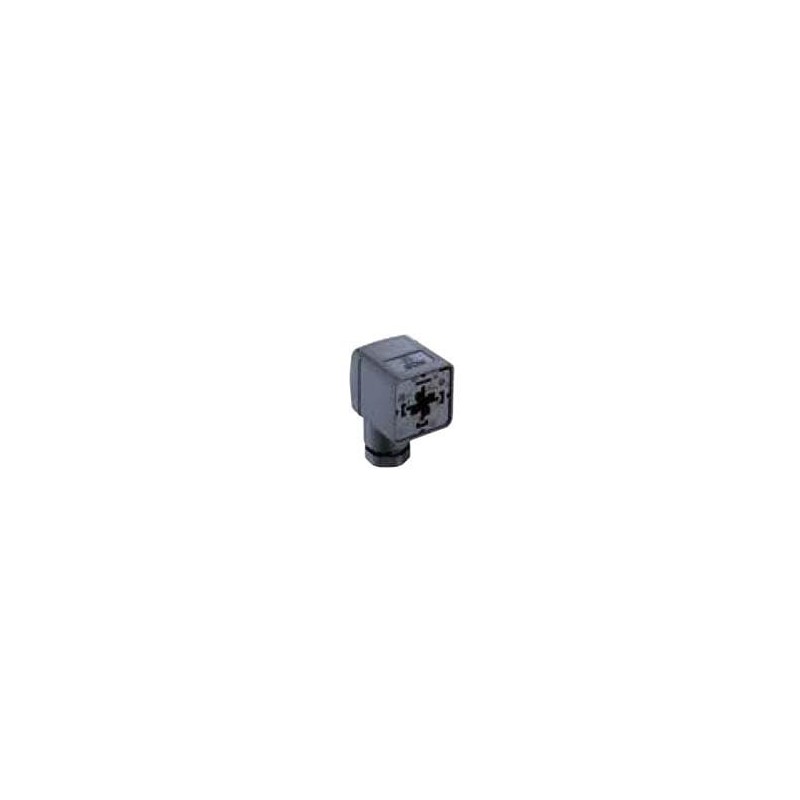 1 pcs : GDM21AN-A0U-1KK - Circular DIN Connectors Hirschmann Form A, GDM field attachable, unwired connector, female contacts, 2