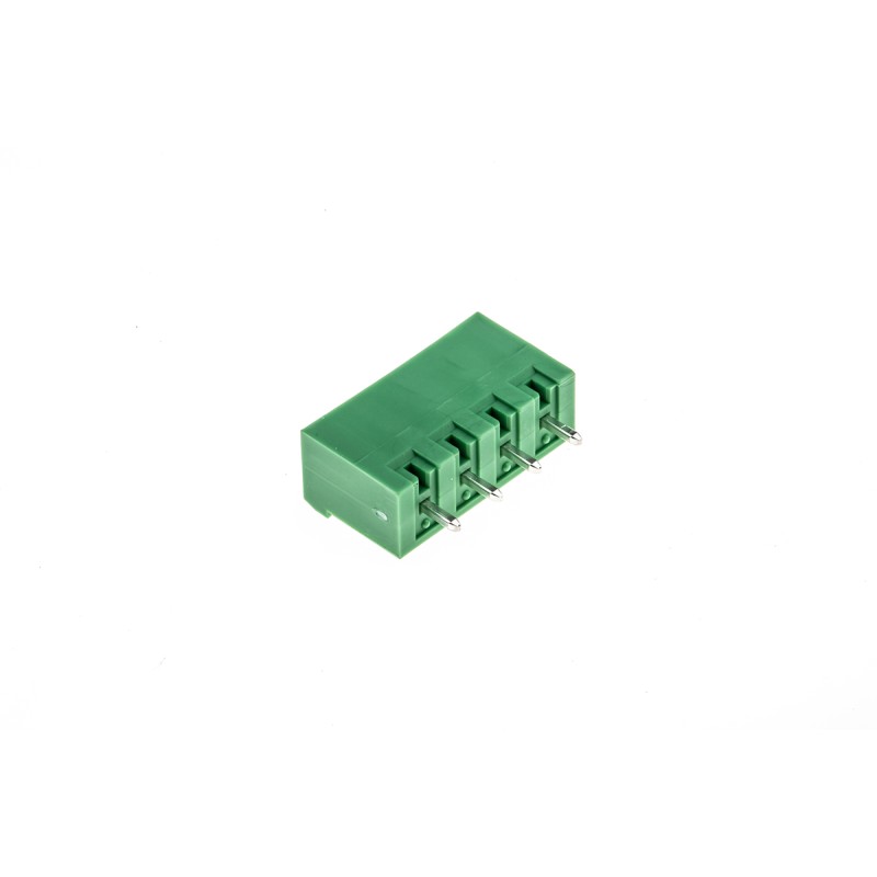 5 pcs - Phoenix Contact 5.08mm Pitch 4 Way Pluggable Terminal Block, Header, DIN Rail, Solder Termination