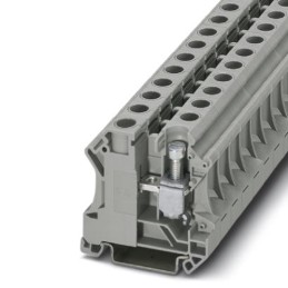 5 pcs - Phoenix Contact UTI 16 Series Grey Feed Through Terminal Block, 6 - 25mm², Single-Level, Screw Termination