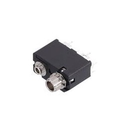 1 pcs : ACJS-MVD985-5 - Phone Connectors 3.5mm / 1/4in Dual Phone Jack Vert PCB