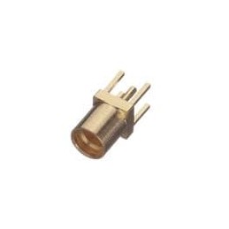 1 pcs : R110A426000 - RF Connectors / Coaxial Connectors MMCX / STRAIGHT JACK RECEPTACLE FOR PCB SOLDER LEGS