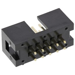 5 pcs - Wurth Elektronik WR-BHD Series Straight Through Hole PCB Header, 10 Contact(s), 2.54mm Pitch, 2 Row(s), Shrouded