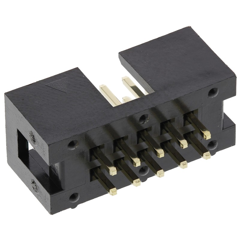 5 pcs - Wurth Elektronik WR-BHD Series Straight Through Hole PCB Header, 10 Contact(s), 2.54mm Pitch, 2 Row(s), Shrouded