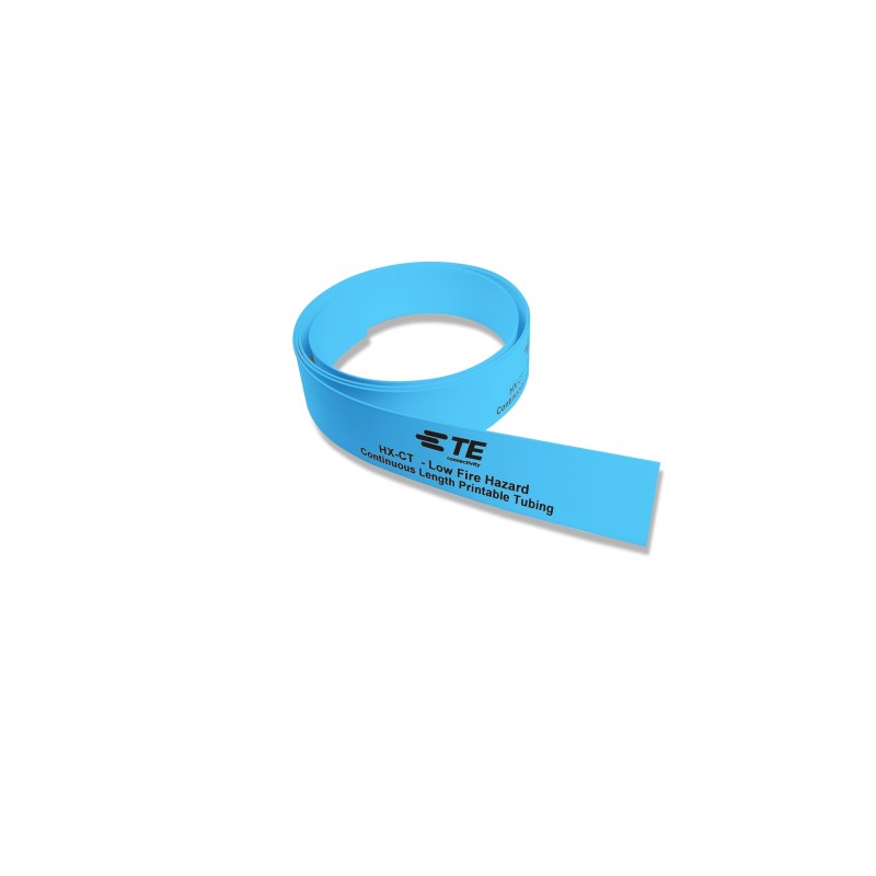 50 pcs - TE Connectivity Cross Linked Polyolefin Blue Cable Sleeve, 50m Length, HX-CT Series