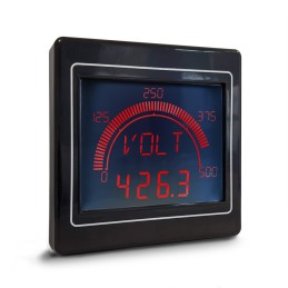 1 pcs - Trumeter LCD Digital Panel Multi-Function Meter, 68mm x 68mm