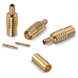 2 pcs - Wurth Elektronik WR-MCX Series, jack Cable Mount MCX Connector, 50Ω, Crimp Termination, Straight Body