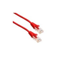 1 pcs : MP-6A28GNSRED-001 - Ethernet Cables / Networking Cables UTP SLIM CAT6A 28AWG RED 1'