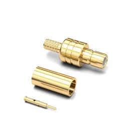 2 pcs - Wurth Elektronik WR-SMB Series, jack Cable Mount SMB Connector, 50Ω, Crimp Termination, Straight Body