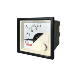 1 pcs - RS PRO Analogue Panel Ammeter 30 (Input)A AC, 45mm x 45mm, 1 % Moving Iron