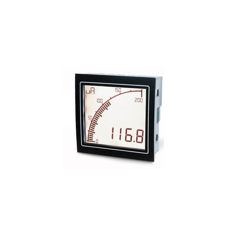 1 pcs - Trumeter APM Analogue Panel Ammeter DC, 68mm x 68mm