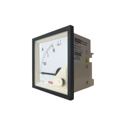 1 pcs - RS PRO Analogue Panel Ammeter 60 (Input)A AC, 68mm x 68mm, 1 % Moving Iron