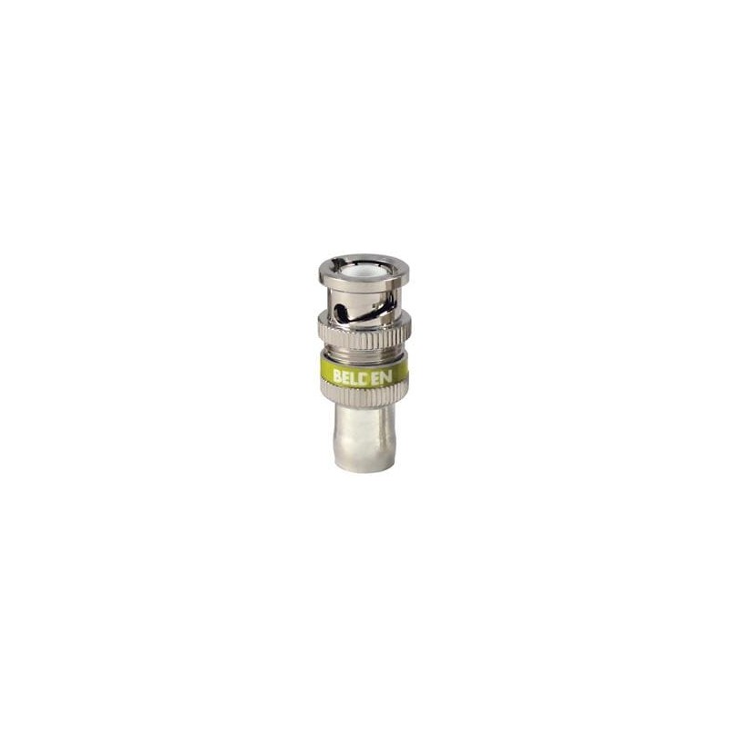 1 pcs : 179DTBHDL - RF Connectors / Coaxial Connectors 179 DIGTL 1PC BNC LK COMPRESN CONECTR YL