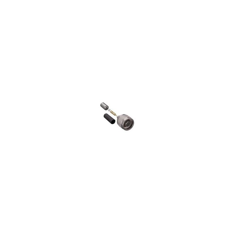 1 pcs : CONN007-2-W - RF Connectors / Coaxial Connectors N Type Connector Plug, Male Pin 50Ohm Free Hanging (In-Line) Crimp or S