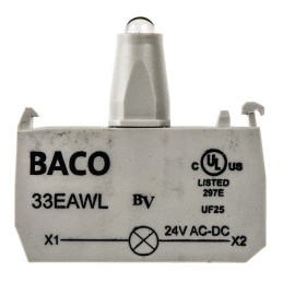 1 pcs - BACO BACO Series Light Block, 24V, White Light