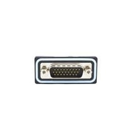 1 pcs : HDF-R26-113L011 - D-Sub High Density Connectors 26 pin R/A solder M flash 4-40 int thrd