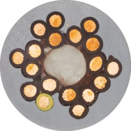 50 pcs - Igus chainflex CF130.UL Control Cable, 7 Cores, 1 mm², Unscreened, 50m, Grey PVC Sheath, 17 AWG