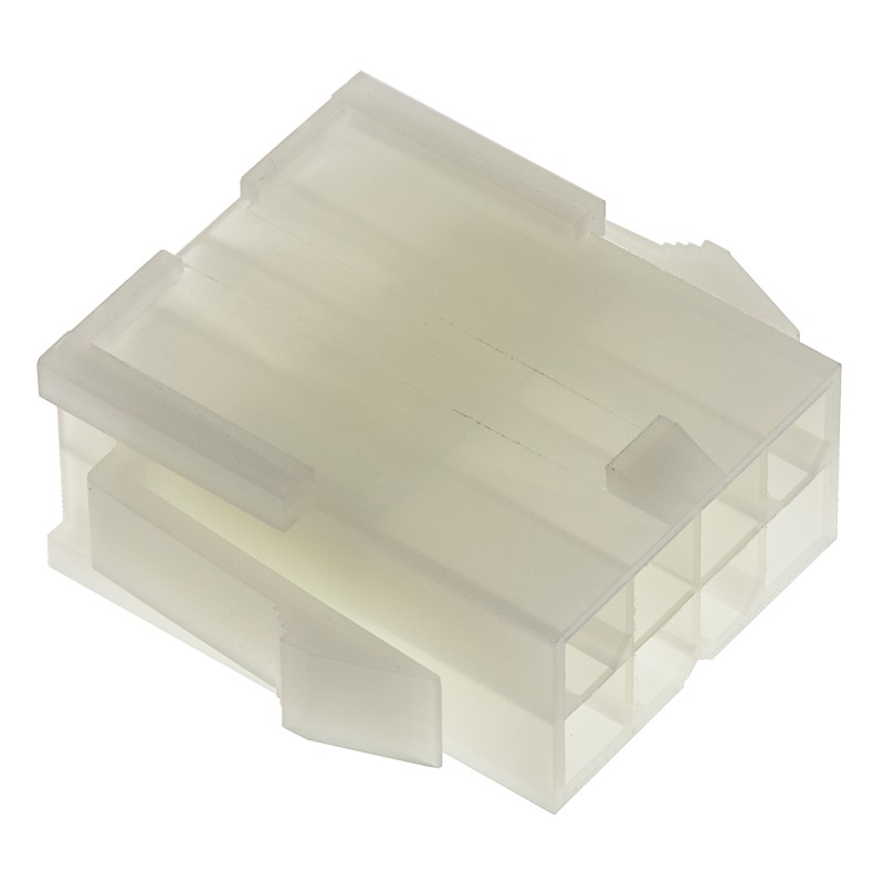 5 pcs - Molex, Mini-Fit Jr Male Connector Housing, 4.2mm Pitch, 8 Way, 2 Row