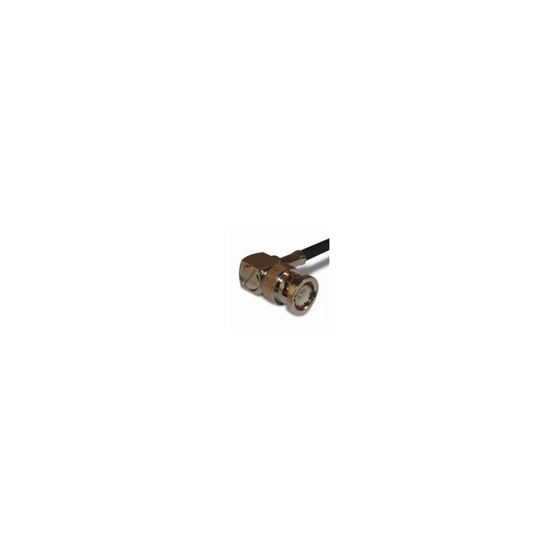 1 pcs : 112162 - RF Connectors / Coaxial Connectors BNC R/A PLUG 58/ LMR195