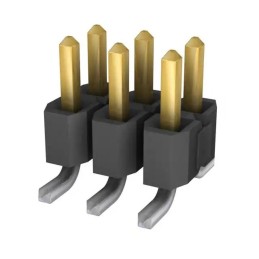 5 pcs - Samtec TSM Series Vertical Surface Mount Pin Header, 6 Contact(s), 2.54mm Pitch, 2 Row(s), Unshrouded