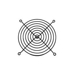 1 pcs : G109-15B-1 - Fan Accessories Fan Finger Guard for 120mm Fan, Steel, Black