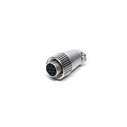 1 pcs : JR16PK-7S(71) - Standard Circular Connector 7P STRT PLUG SCKT ALUMINUM CON SCRW LK