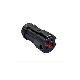 1 pcs : BH12WP-4SC - Standard Circular Connector 20A Current, Compact, Waterproof Power/Signal 4Pos. 2-Power 2-Signal