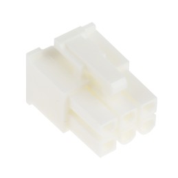 5 pcs - Molex, Mini-Fit Jr Female Connector Housing, 4.2mm Pitch, 6 Way, 2 Row