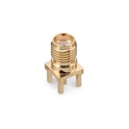 1 pcs : 60312002114503 - RF Connectors / Coaxial Connectors WR-SMA STRAIGHT JACK PCB THT