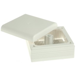 1 pcs - Legrand DLPlus Series White PVC Junction Box, IP40, 110 x 110 x 50mm