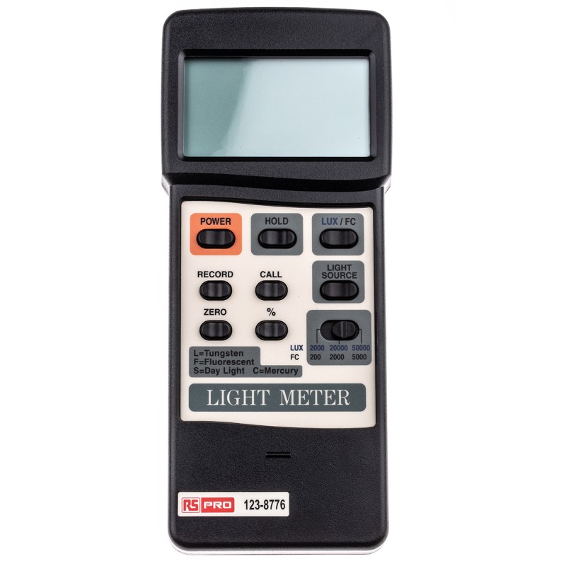 1 pcs - RS PRO Light Meter