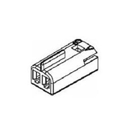 1 pcs : 12059253 - Automotive Connectors 2P FEMALE LT GREEN 150 SERIES 14 AMPS
