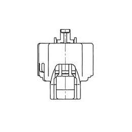 1 pcs : 7283752640 - Automotive Connectors CONN 2P 090 II LT GRY