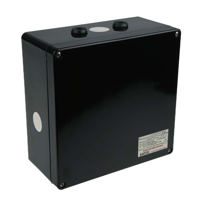 1 pcs - Bartec GB Series Black Junction Box, IP66, 20 Terminals, ATEX, 255 x 250 x 120mm