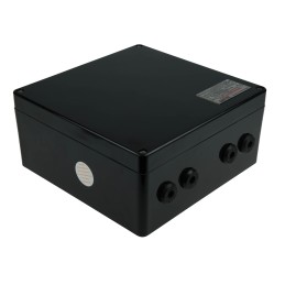 1 pcs - Bartec GB Series Black Junction Box, IP66, 20 Terminals, ATEX, 255 x 250 x 120mm