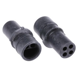5 pcs - ITT Cannon Circular Connector, 4 Contacts, Cable Mount, Plug, Male, IP67, Sure Seal Series