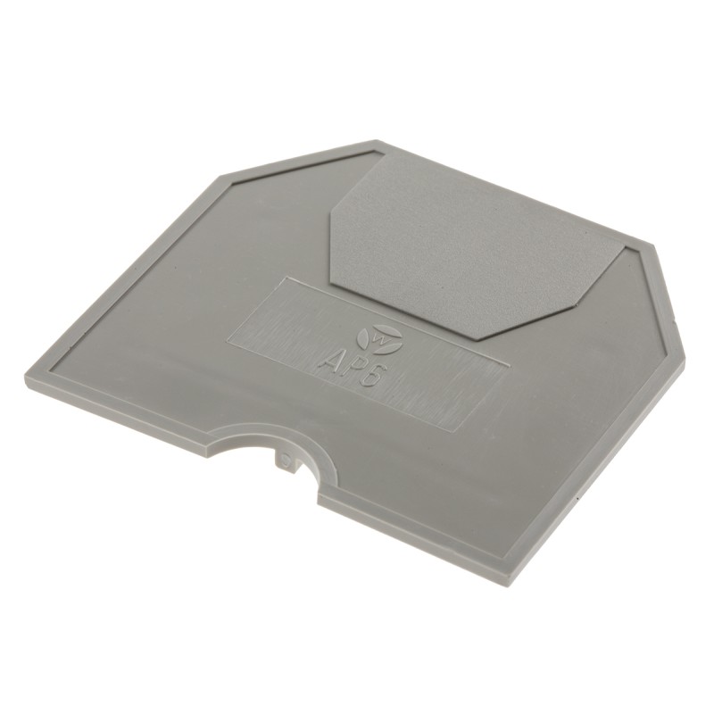 5 pcs - RS PRO End Cover for Use with DIN Rail Terminal Blocks